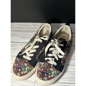 Nintendo Super Mario Bros Sneakers Shoes Kids Sz 5 Ground Up